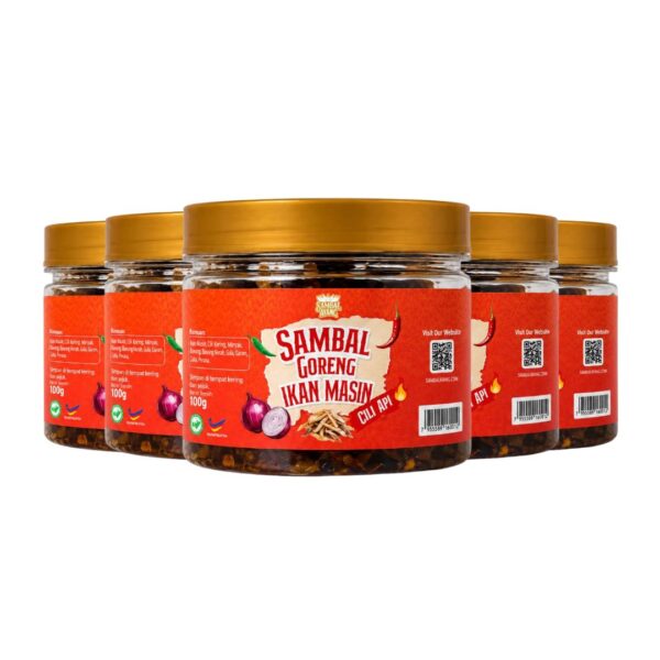 Sambal Goreng Ikan Masin (5 Bottle)
